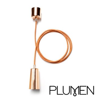 -Plumen Drop Cap Pendant Copper