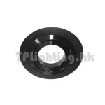 A608-Brushed Black Round Aluminium Single Heads Recessed Down Light Bulb excluded