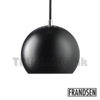 Frandsen Ball Matt Black Pendant Lamp