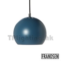 Frandsen Ball Matt Blue Pendant Lamp
