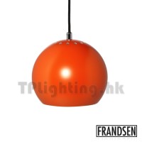 Frandsen Ball Matt Orange Pendant Lamp