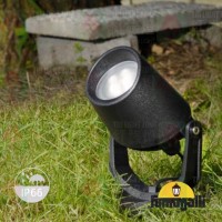 fumagalli mini tommy el black spike lamp outdoor water proof