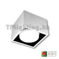 GD5901 盒仔燈surface mount GX53 white surface black inner