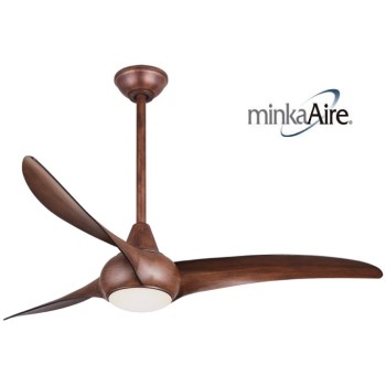 Minka Aire Wave Dark Koa 52 inches Ceiling Fan 風扇燈吊扇燈飾