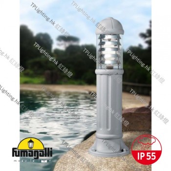 D15.554.FC1 “SAURO E27 800″ Bollard with Chrome Aluminium Breaklight IP55 2022 outdoor pole lamp