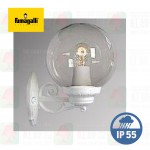 G25.131.E27 Globe 250 Classic Bisso Small Outdoor Waterproofed Wall Lantern IP55 戶外燈 防水燈 花園燈 white transparent