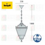 Q33.121.E27 Tobia Large Outdoor Waterproofed Pendant Lantern IP65 戶外燈 防水燈 花園燈 吊燈