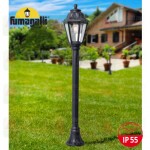 fumagalli anna mizar e22 outdoor waterproof pole lamp ip55