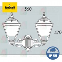 fumagalli golia q23.141.e27 outdoor waterproofed wall lamp 戶外燈 花園燈 防水燈