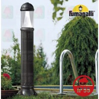 fumagalli sauro led d15.555.d1kcrb outdoor waterproofed pole lamp ip55