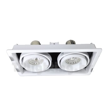 DL9982 WBW fashion 2 Heads recessed spot light rack ONLY