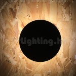 UFO Black-Gold LED Wall Lamp