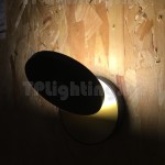 UFO Black-Gold LED Wall Lamp