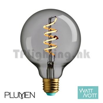 Plumen Watt Nott Whirly Wyatt Clear LED G95 Filament