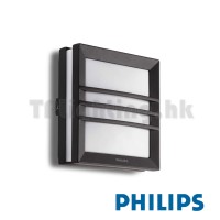 Philips myGarden Wall light 11212 Teralis square black LED