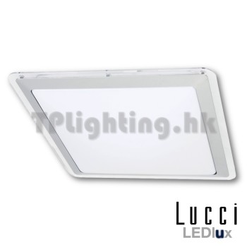 181017 LUSTRE Small Square 15W LED 3000k Dimmable Flush Mount