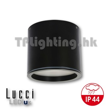 170336 Lucci LEDlux black Surface mounted cylinder IP44 2