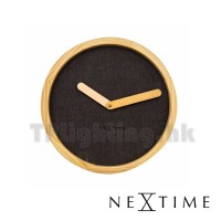 3155BR clam brown 30cm wall clock nextime
