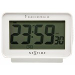 5202WI easy alarm table clock white