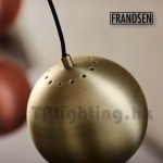 frandsen ball antiique brass pendant