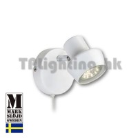 106083 markslojd urn white wall lamp