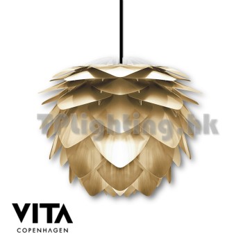 v02070 silvia brushed brass pendant lamp