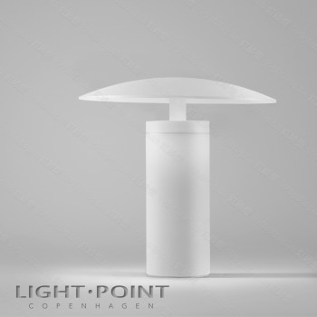 255000 light point madison white led table lamp