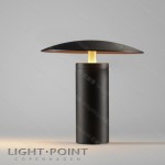 255001 light point madison black gold led table lamp lighting