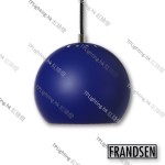 frandsen ball cobalt blue pendant light
