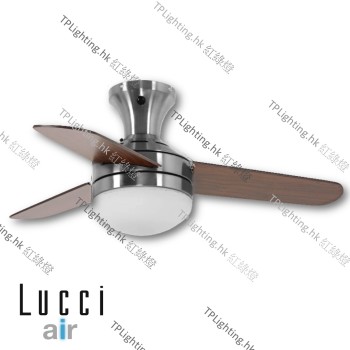 Lucci Air Girona 36 ceiling fan BC Motor + Dark Wood blade