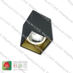 GD-30-1801BG Black surface gold inner aluminium surface mount spot light