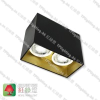 GD-30-1802BG Black surface gold inner aluminium surface mount spot light