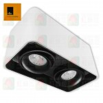 ted lighting sdg7004-wb white black surface mount light 盒仔燈