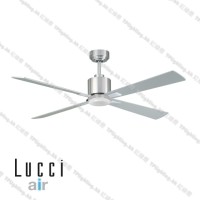 210520+2105254+9W "CLIMATE-I" DC Motor Silver 52 Inches Ceiling Fan+ 9W LED GX53 Light