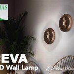 fabas luce ceva wall lamp gold leave