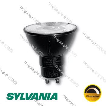 sylvania 6,5w led dimmable gu10 par16 01