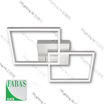 fabas luce bard double square white 3394-65-102