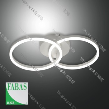 fabasluce giotto double circle led ceiling light 3508-22-102