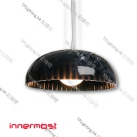 Doric60_Polished_Black_Marble_innermost lighting pendant 吊燈