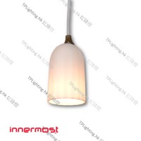 Doric8_SolidMattWhite innermost lighting pendant 吊燈