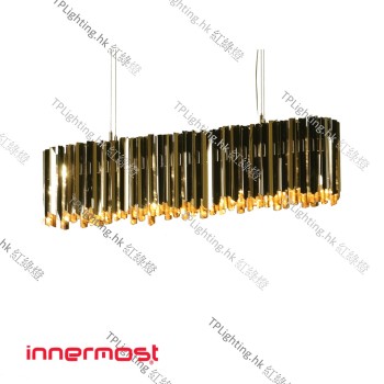 Facet-Lozenge_Brass_innermost lighting pendant 吊燈