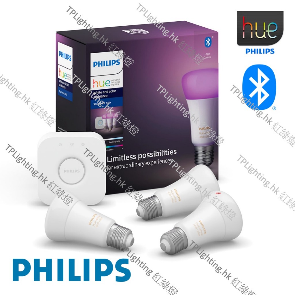 philips hue bluetooth e27 rgb ambiance starter kit 智能燈泡
