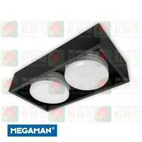 megaman del-ch-box2-gx53-bk-bk 盒仔燈
