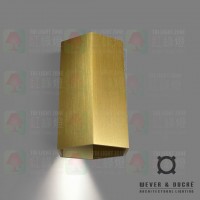 wever ducre gold hexo mini 1.0 gu10 wall lamp
