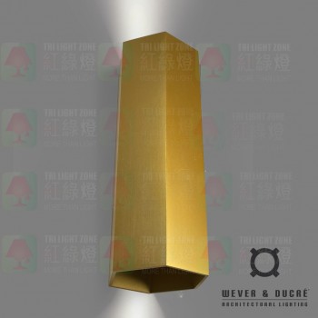 wever ducre gold hexo mini 2.0 gu10 wall lamp 01