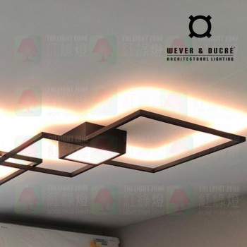 wever ducre venn 2.0 black led ceiling wall lamp 02