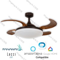 fanaway evora orb ceiling fan google home amazon alexa