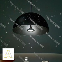 anagraphic starrylight lamp matt black pendant designer light
