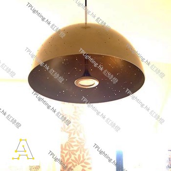 anagraphic starrylight lamp matt gold pendant designer light