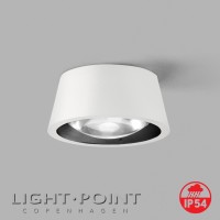 light point optic out 1+ white black lamp ip54